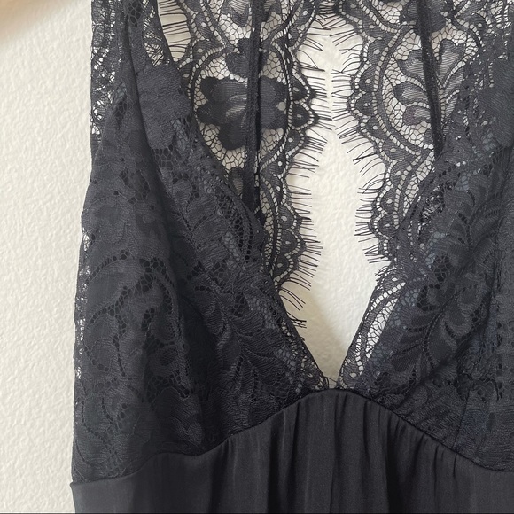 Free People Intimately Melrose Black Lace Backless Bodysuit XS - Picture 9 of 16